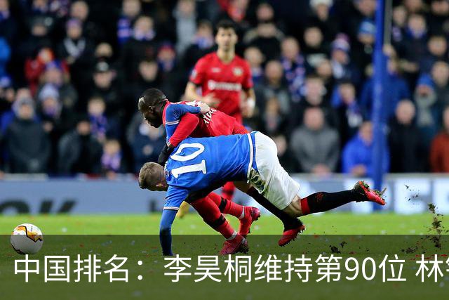 中国排名：李昊桐维持第90位 林钰鑫大幅提升